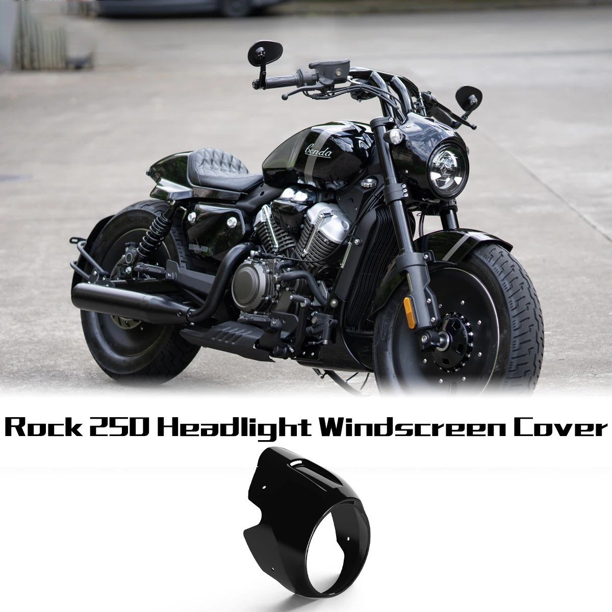 

Аксессуары для мотоциклов, решетка для лампы, защита для фар, обтекатель передней фары, крышка для BENDA Rock 250