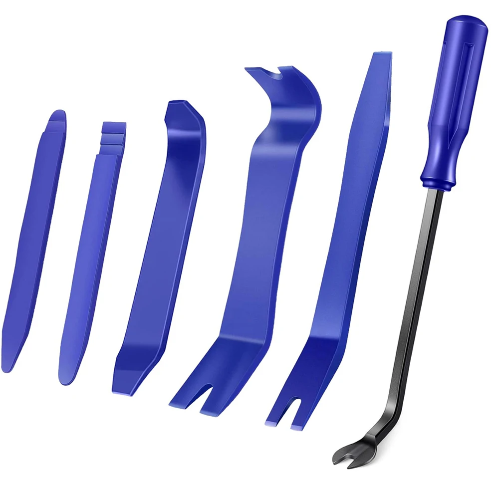 5/6Pcs Trim Removal Tool Set Car Pry Tool Kit Car Panel Door Audio Trim Tool Installer Pry Kit for Vehicle Dash Radio Audio