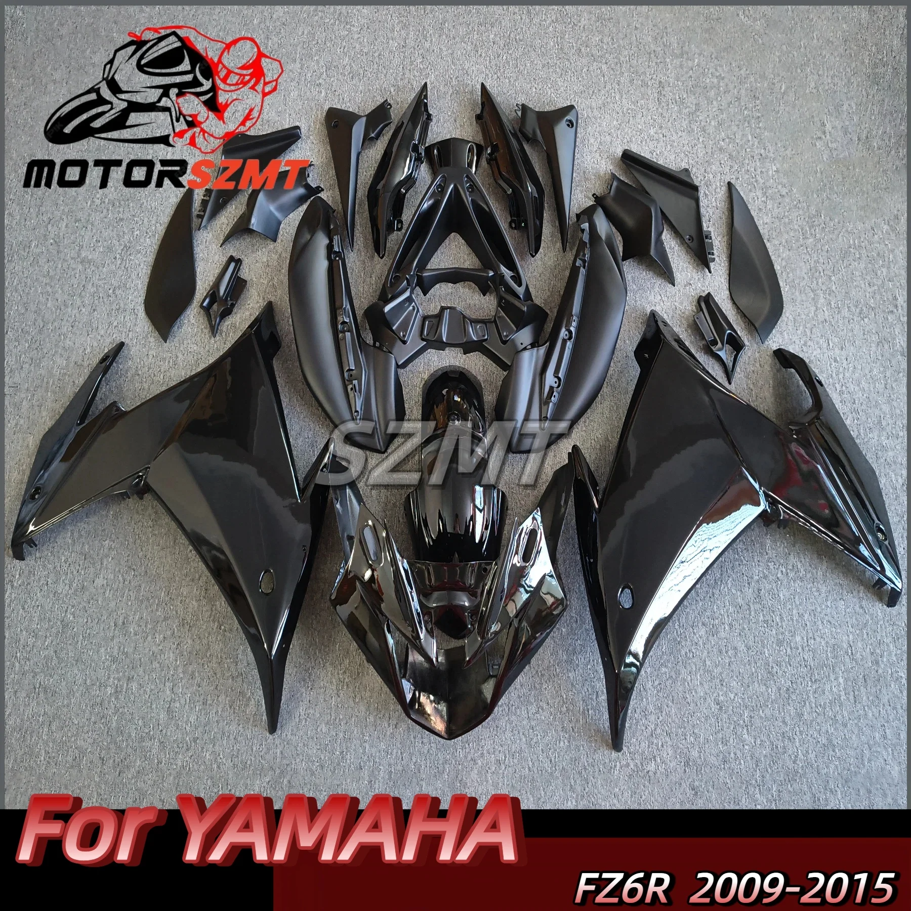 Motorcycle Fairing Kit Fit For FZ6 Fazer FZ6R FZ-6R 2009 2010 2011-2015 Bodywork Set High Quality ABS Injection Bright Black