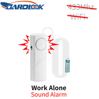 Wireless WiFi Water Leakage Detector Gardlook Smart Security System Overflow Protection & Independent Leakage Sensor Sound Alarm