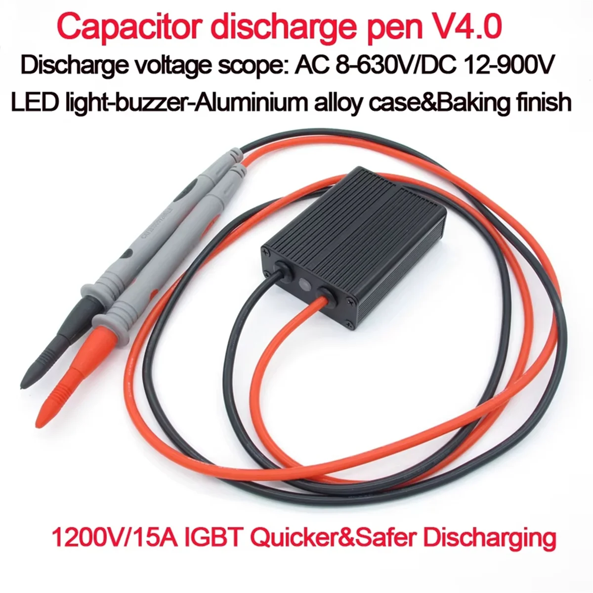 

A002 Capacitor Discharger Repair Tools LCD TV Air-Conditioner High Voltage Discharging Protection Tool AC630V/DC900V