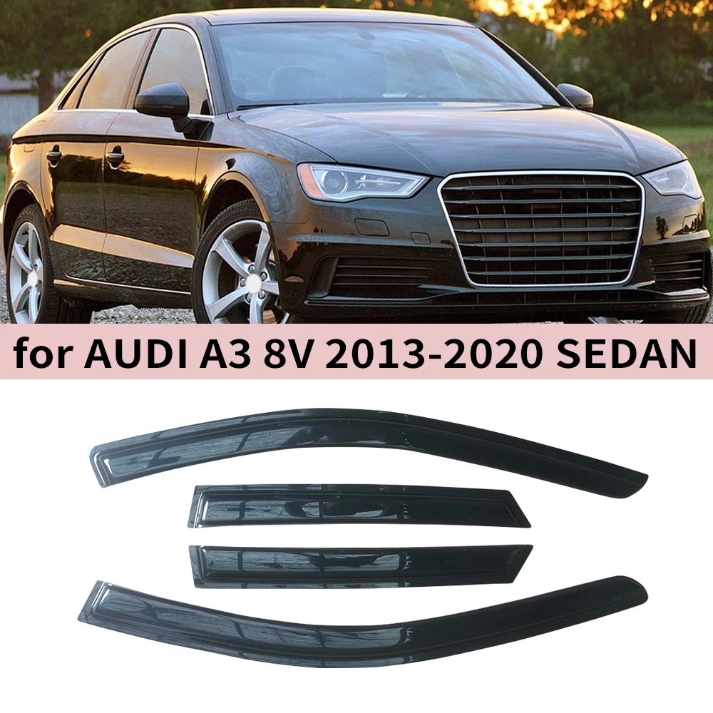 

Для AUDI A3 8V SEDAN 2013 2014 2015 2016 2017 2018 2019 2020 ветрозащитные дефлекторы дождевики дверной козырек вентиляционные шторы оконный козырек
