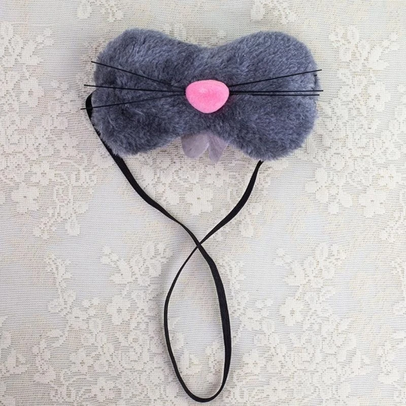 39BD Easter Bunnies Costume Set Headband Tail Gloves for Halloween Party