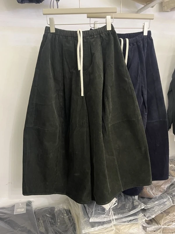 

plus Size 300 Pou Corduroy Wide Leg Pants Casual Loose Men's Autumn Winter New Sle Versatile Comfortable Casual Trousers