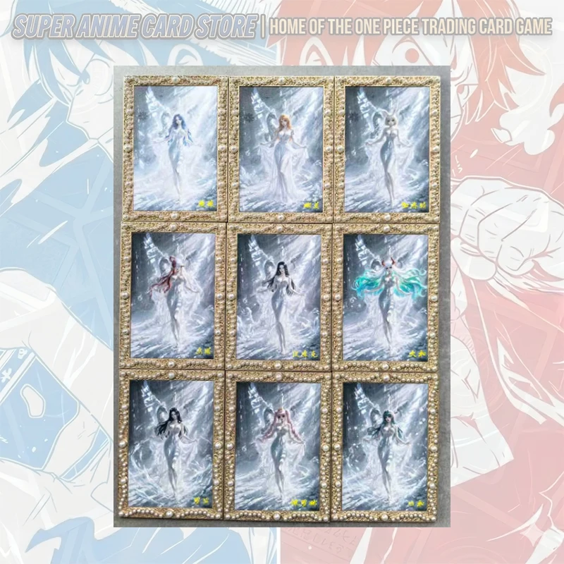 Japanese Anime ONE PIECE Metal Cards Nefertari D. Vivi Boa Hancock Nico Robin Yamato NAMI Shirahoshi Perona Collectible Cards