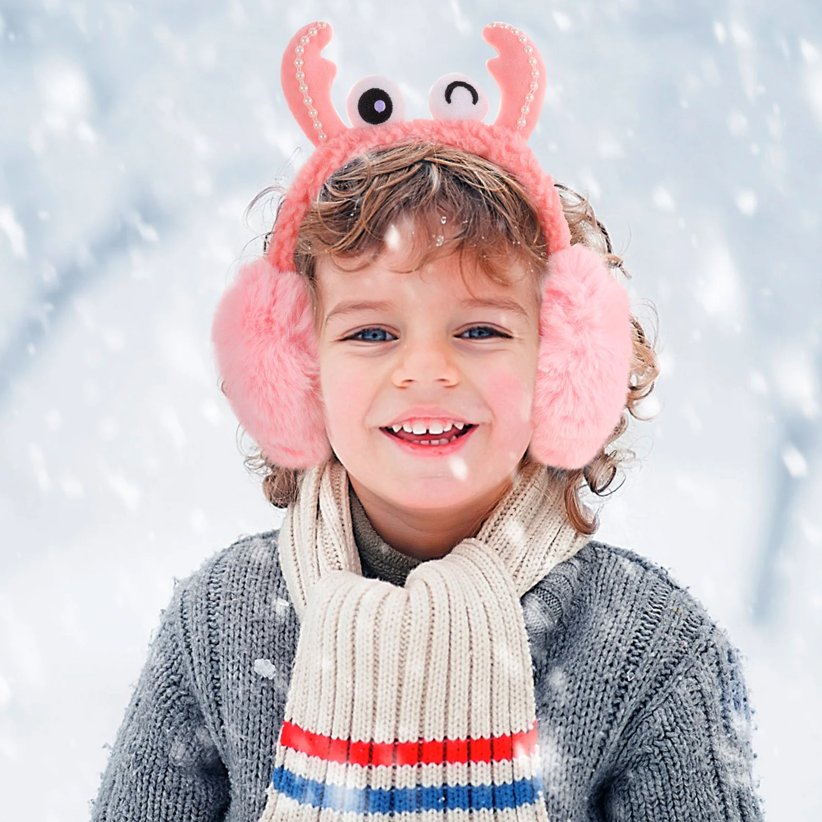 Penghangat baru Earmuff hangat lembut penutup telinga orang dewasa hangat pelindung telinga lucu Earmuff untuk wanita anak-anak Ski luar ruangan musim dingin 2025