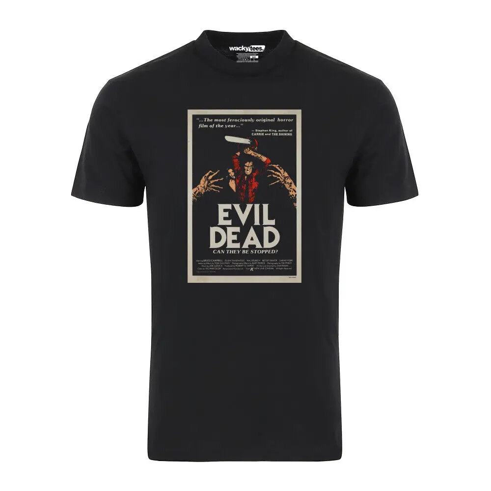 Evil Dead Can They Be Stopped Halloween Terror Horror Graphic Tee Shirt