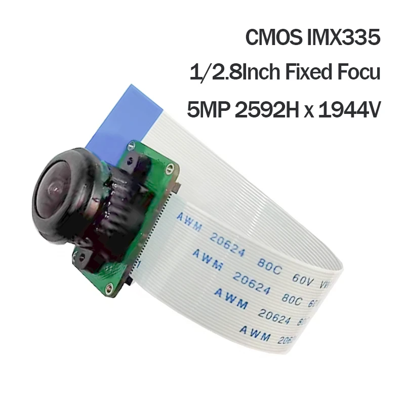 

CMOS IMX335 5 Мп HD 2592Hx1944V 120° Модуль камеры с фиксированным фокусом для автомобильного видеорегистратора