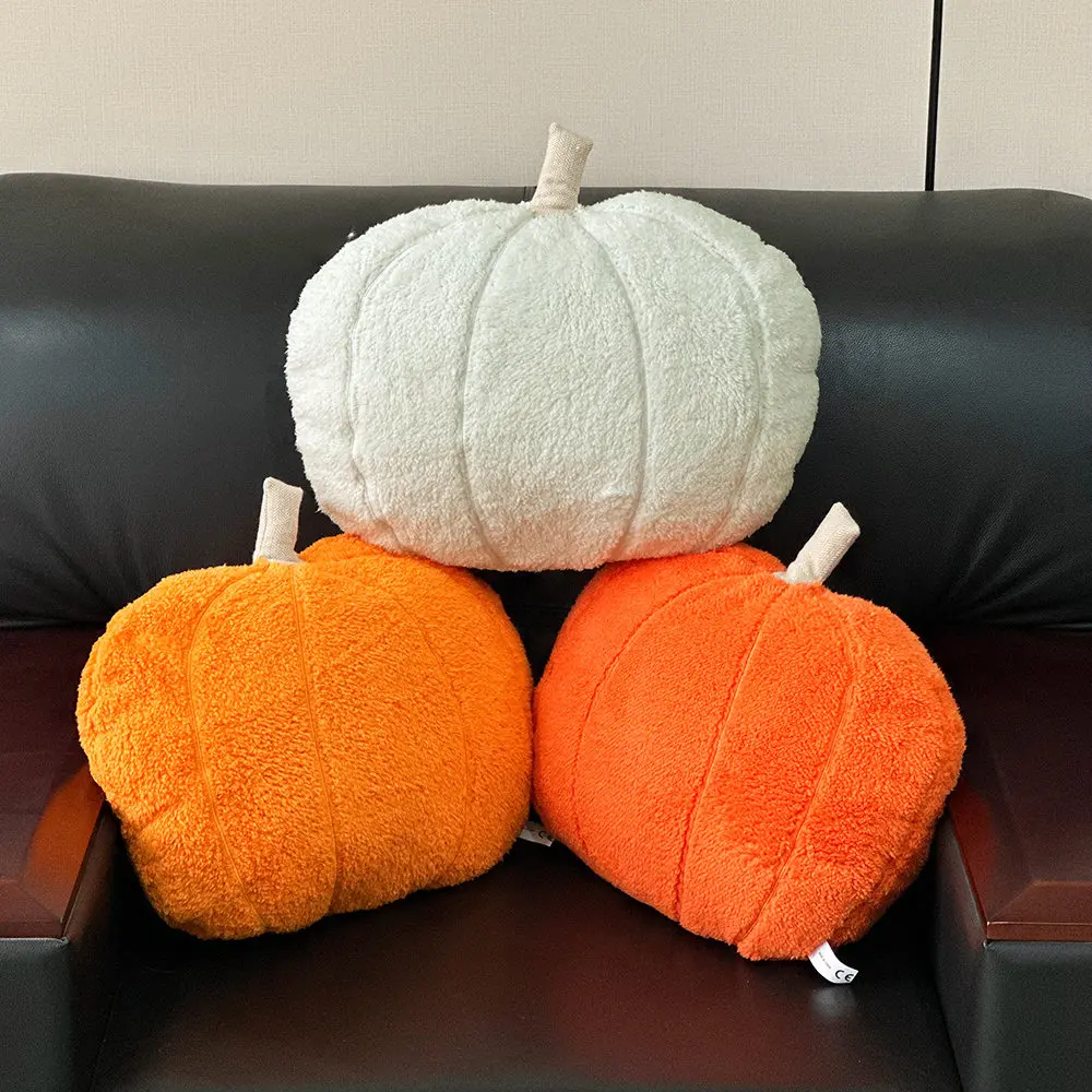 Poupée citrouille en peluche, décoration d'halloween, oreiller végétal, coussin doux, cadeau Kawaii pour enfants