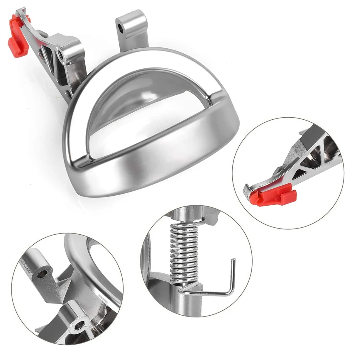 مقبض باب داخلي للسيارة من دودج نيترو-مقبض باب ، جانب سائق من الساتان كروم ، 68004829AA