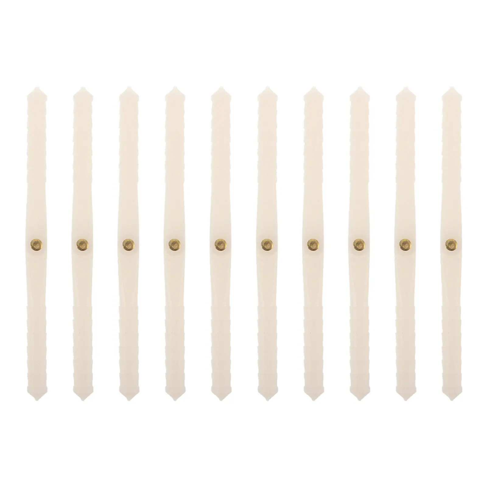 10Pcs Rc Airplane Lightweight Plastic Pin Hinge Wing Mounting Accessories 2.64x0.18 Inch Rc Aircraft Control Parts