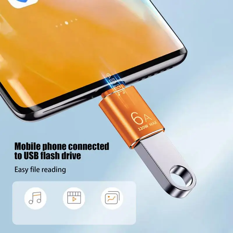 USB C To USB Adapter Versatile C Port To USB Adapter USB C To USB Female Adapter Portable Type C OTG Adapter USB C Converte For