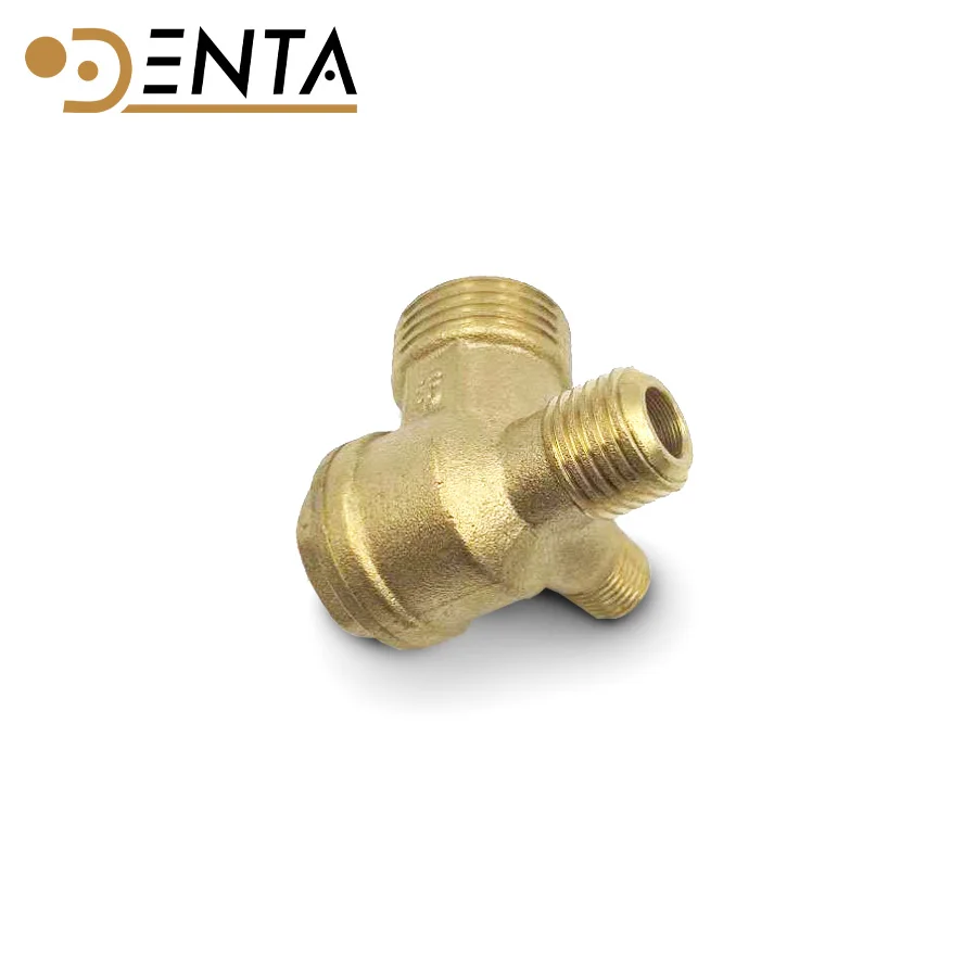 ذكر الموضوع ضاغط الهواء النحاس/النحاس صمام الاختيار 3 ميناء الملحقات موصل لاستبدال ضاغط الهواء 20*14*10 #4