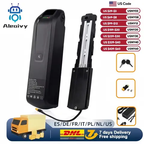 Hailong 전기 자전거 18650 배터리 팩, Bafang 1500W 1000W 750W 500W, 36V, 48V, 10Ah, 15Ah, 20Ah, 신제품