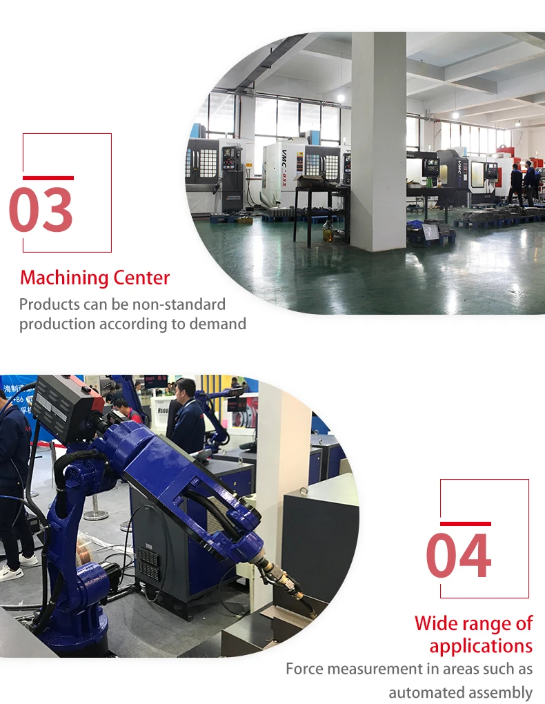 

Application Mechanical Arm Machining Three-Six Axis Three-Dimensional Weighing Force Sensor Three-Axis Weighing Sensor