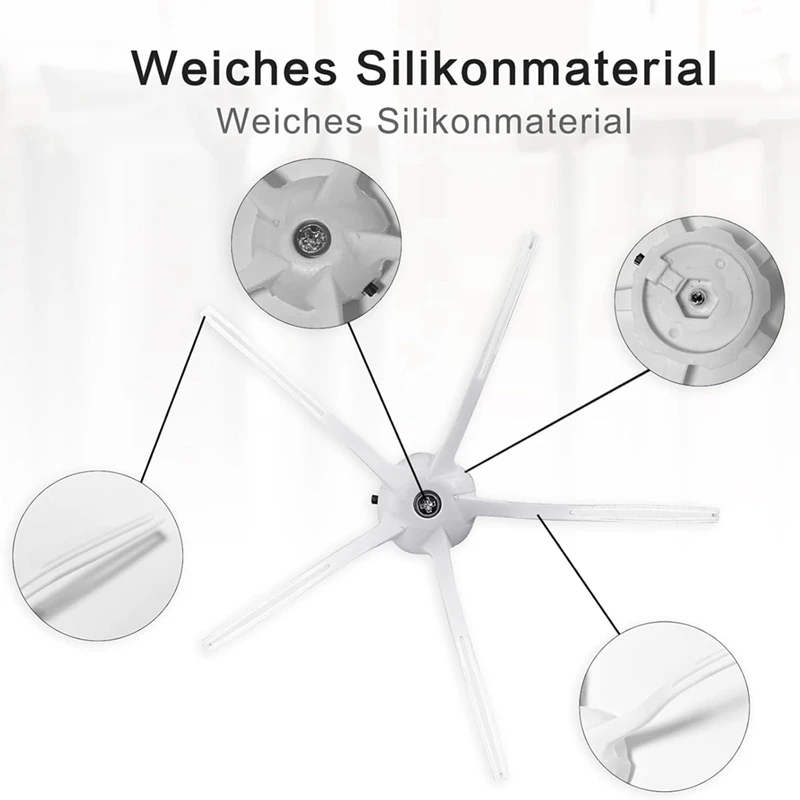 Reemplazo de bolsas de polvo para Robot aspirador Roborock, cepillo lateral principal, filtro HEPA, almohadilla para mopa, S7, Maxv Ultra, S7 Pro Ultra, S7 Max