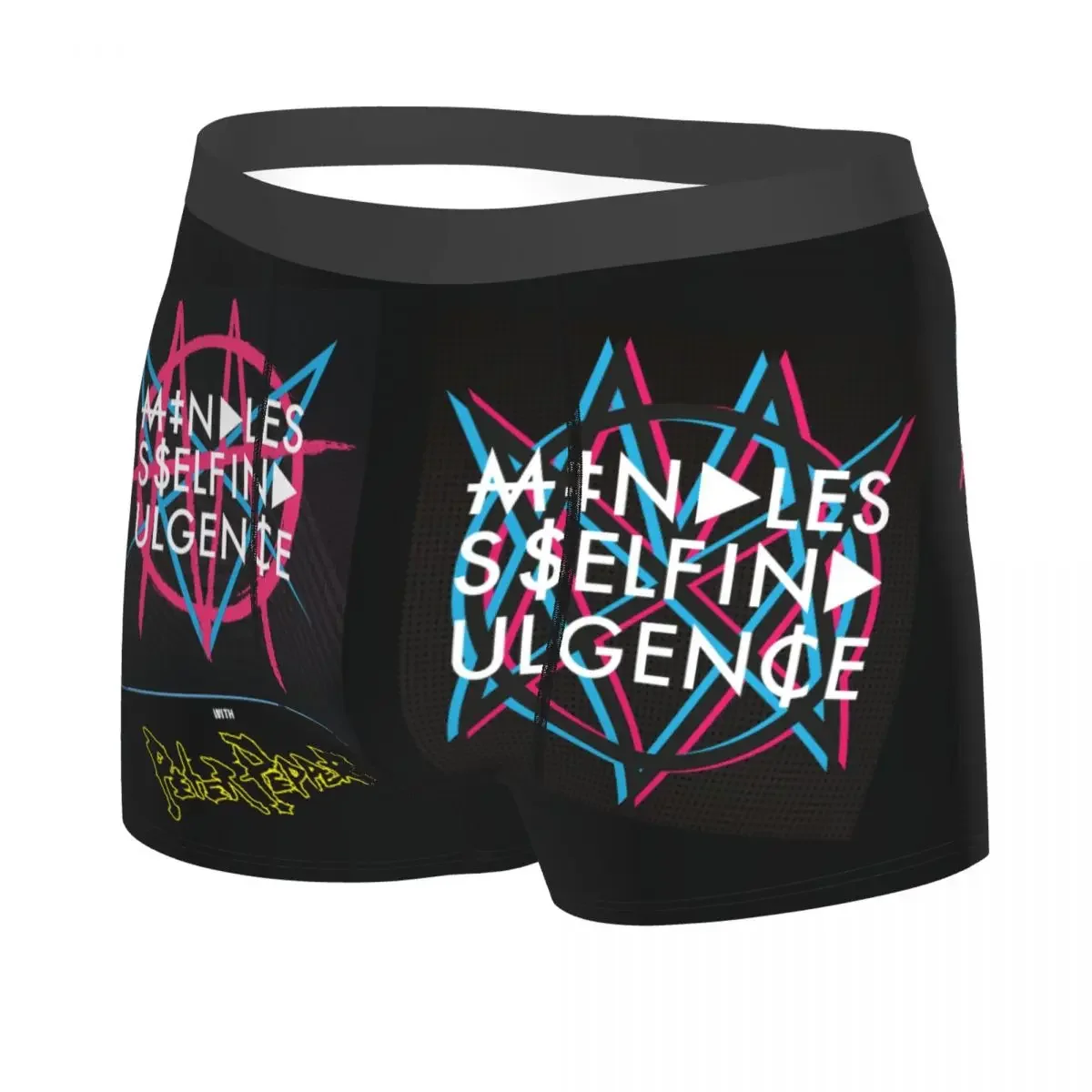 Custom Funny  Mindless Hip Hop Punk Rock Self Indulgence Boxers Shorts Panties Men's Underpants Stretch Electro Briefs