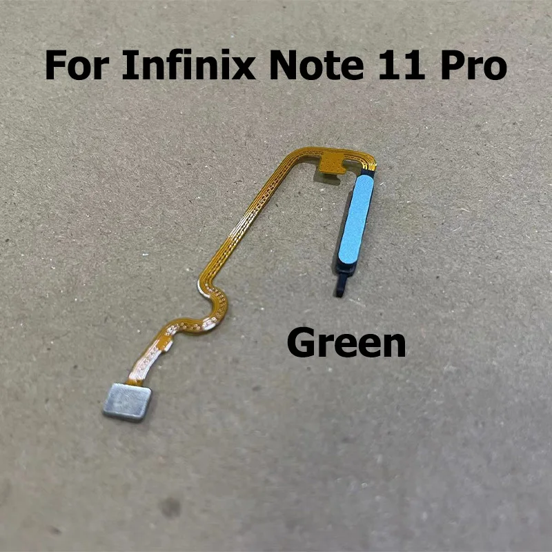 New For Infinix Note 11 Pro Fingerprint Sensor Touch ID Scanner Connector Home Button Menu Flex Cable X697