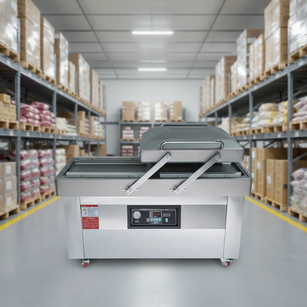 Fully Automatic Durable 600mm Vacuum Packaging Machine Stainless Steel 304 Food Vacuum Sealer