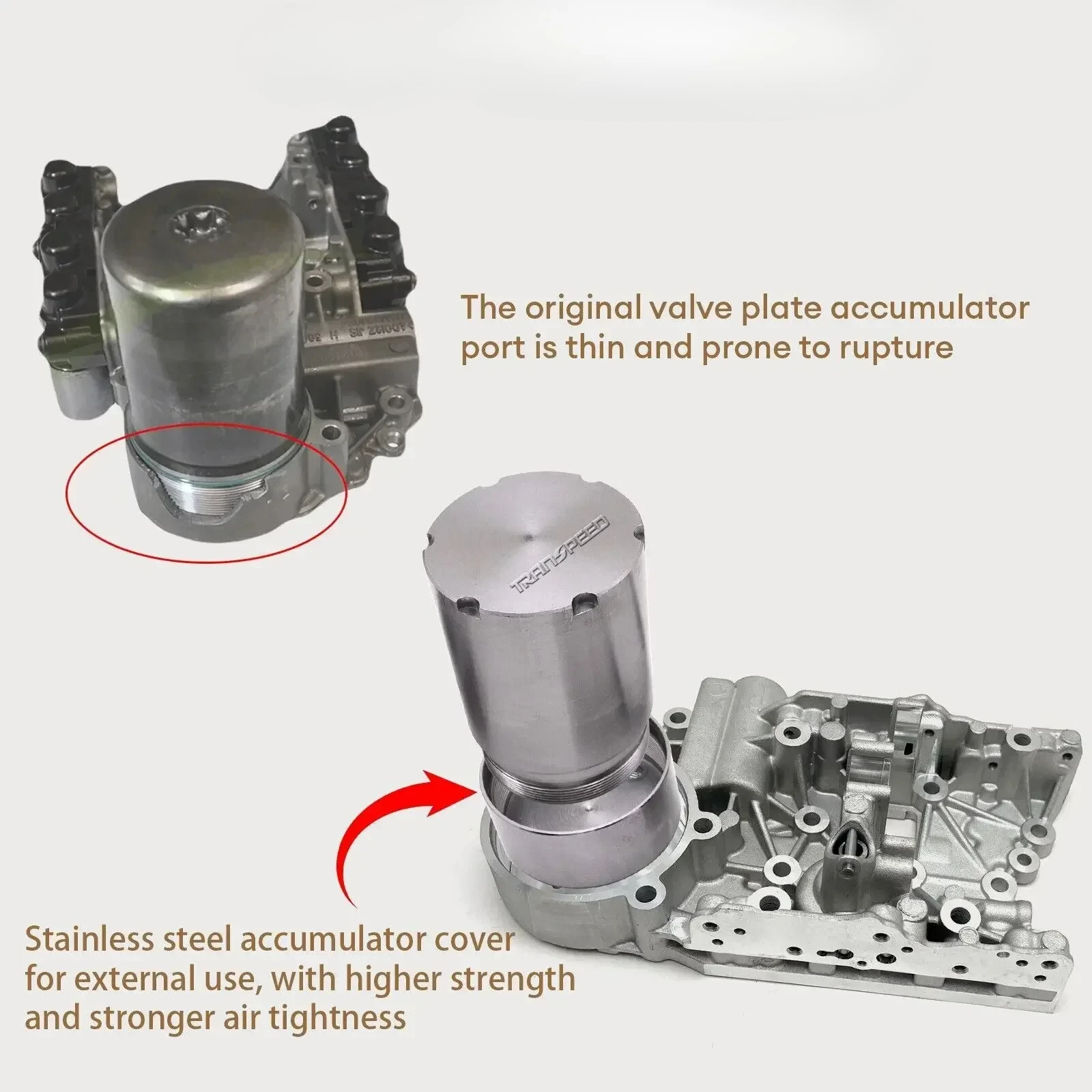 TRANSPEED DQ200 0AM Transmission Valve Body Accumulator Mechatronic Repair Kit DSG 7 Speed Improve For VW SKODA