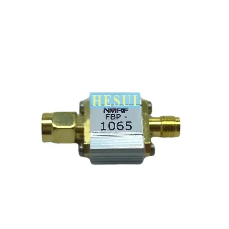 1050MHz-1090MHz 1W 1070MHz RF BPF Filter module Microwave RF bandpass filter module Ultra-small size SMAport CNC Al shield shell