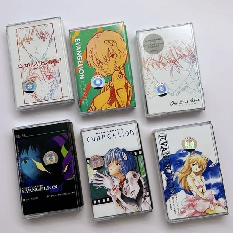 EVANGELION Eva One Last Kiss Music Tapes Anime Music Magnetic Tape Cartoon Men Women Collecting Record Toys Commemorative Gift