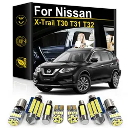 For Nissan XTrail X Trail T32 T31 T30 2002-2020 Car Interior LED Light Seat Roof Map Dome Trunk License Plate Lamp Canbus