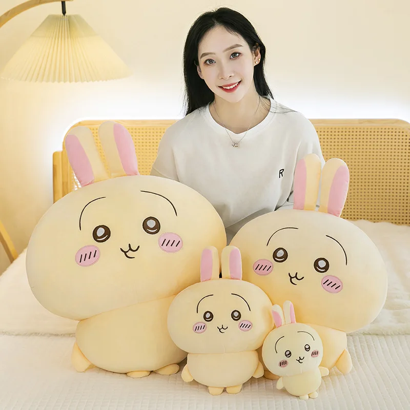 Large Size 20/60cm Usachi Chiikawa Doll Kawaii Plush Toy Peripheral Self-deprecating Bear Hachiware Pillow Cushion Gift