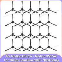 Fit For ( Medion E35 SW / Medion X50 SW, Philips HomeRun 6000 / 9000 Series XU9100/10, XU6500/82 ) Vacuum Parts Side Brush