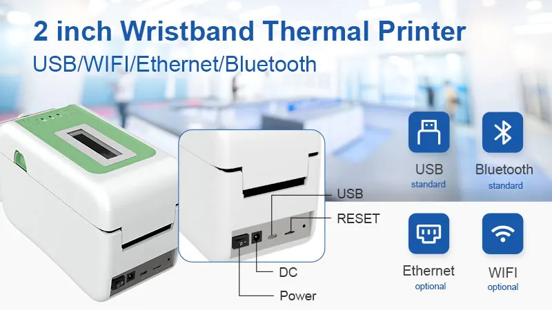 CSN-L60/CSN-L60C USB Type-C Label Barcode Sticker Desktop Thermal Printer 203dpi 58mm