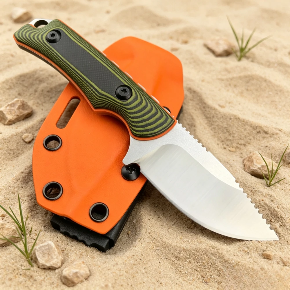 Herramienta de Pesca Ligera 15 - Camping Cooking Knife With Sheath reseña y precio