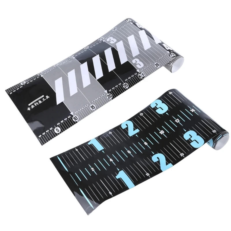 

51Inch Fish Measuring Sticker Tape Fishing Measuring Tape Sticker Tackle Foldable 130cm Waterproof Fish Measuring Ruler