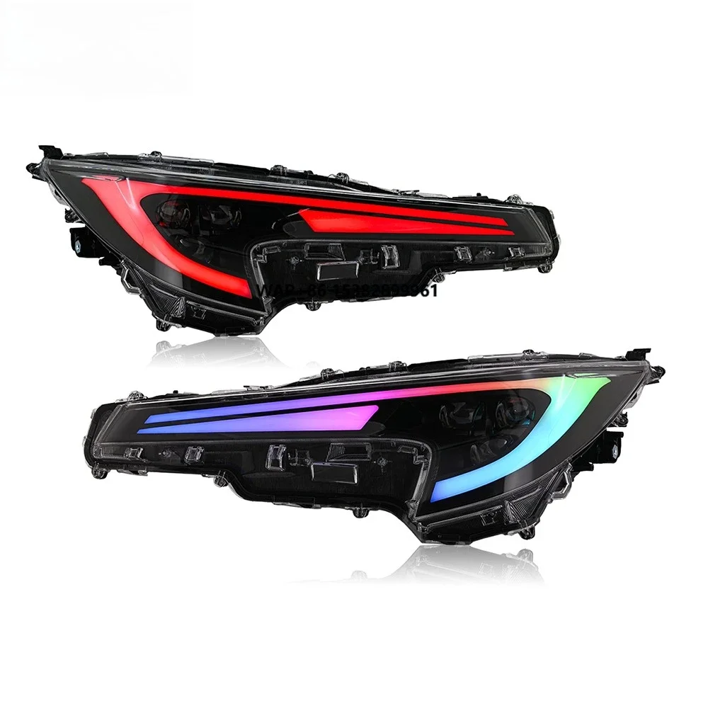 

A105-RGB LED RGB Headlight Assembly for US Corolla 2020-2024 Headlamp High Brightness Safety Auto Front Lighting System