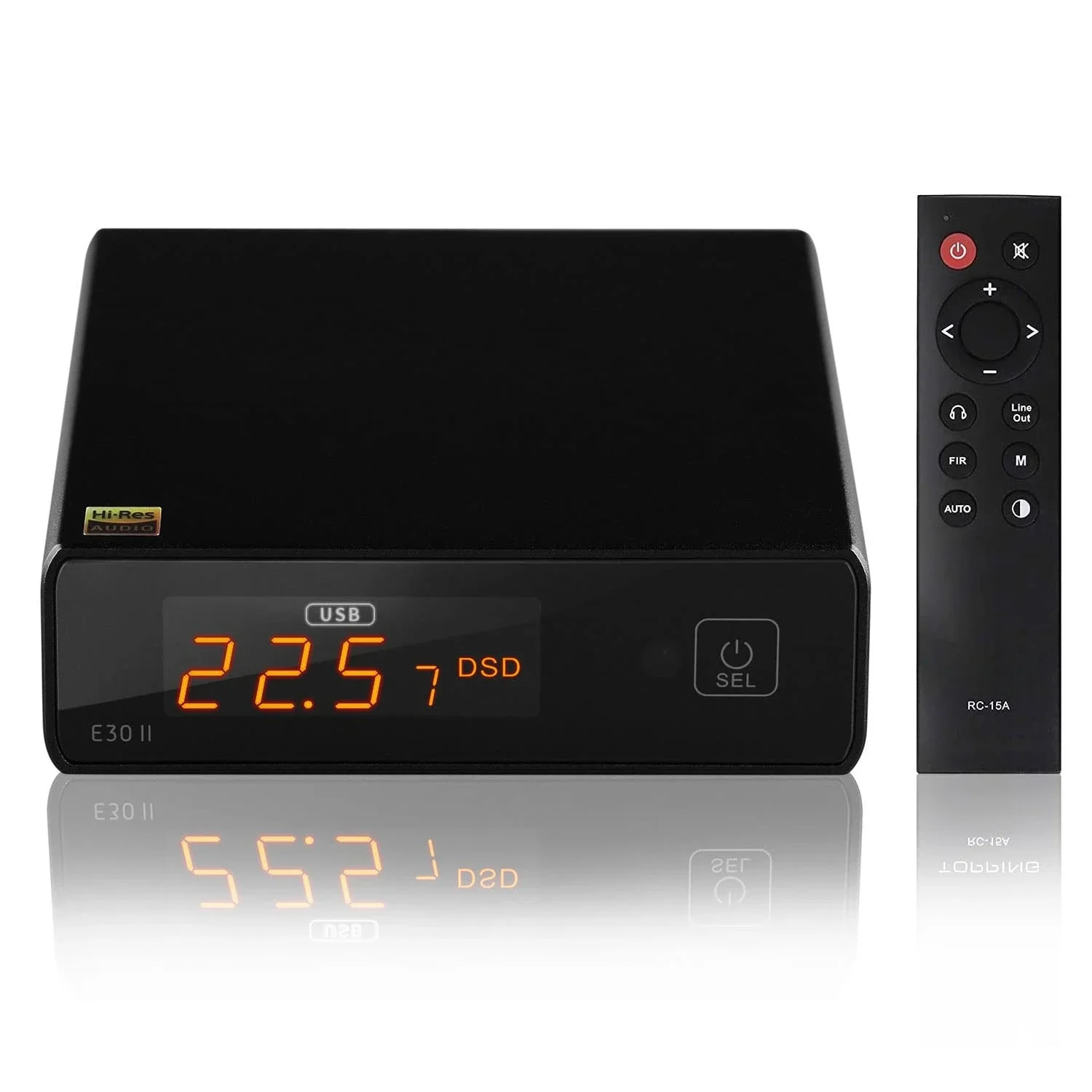 Mode for USB/Coax Topping E30 II DAC Preamp Audio Decoder- 2xAK4493S Hi-Res XMOS XU208 DAC 32Bit/768kHz DSD512 DSD Direct