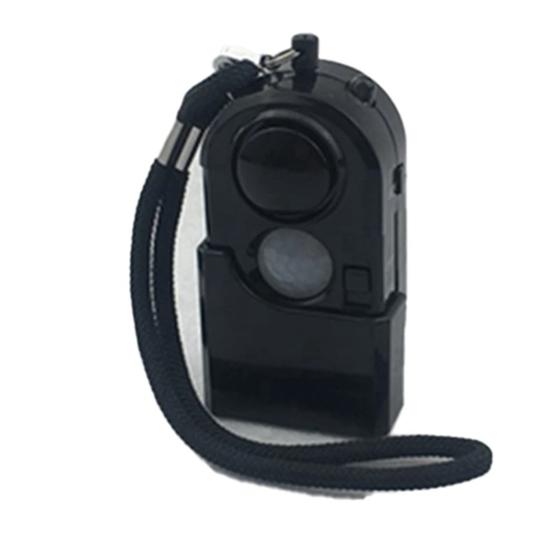 2 Piece Camping Travel Portable Mini PIR Infrared Motion Sensor Plastic  Alarm 120DB Wireless Home Security Anti-Theft