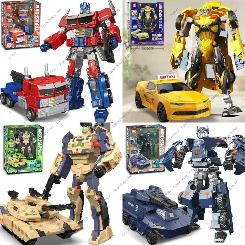 

Special Offer 7 Inch Deformation Robot Toy Convertible Action Figure Plastic Mol Robot Car Toy for Anime Movie Series