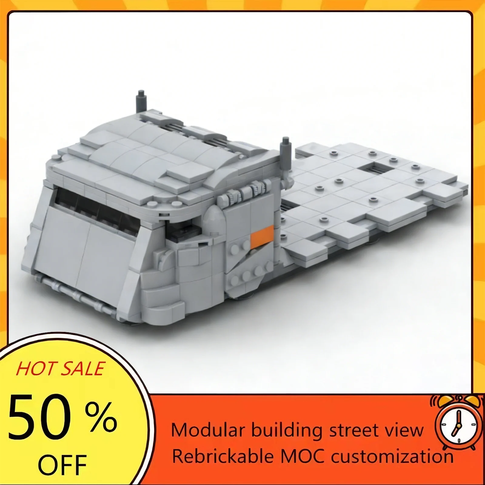 410PCS 인기 우주 전쟁 영화 모델 MOC 빌딩 블록 우주선 모듈형 기술 선물 휴일 조립 어린이 장난감 세트