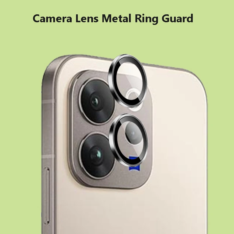 Protection d'objectif d'appareil photo ultra-claire pour Vivo V70 / V70 Elite / V70 FE, avec anneau métallique et film en verre trempé