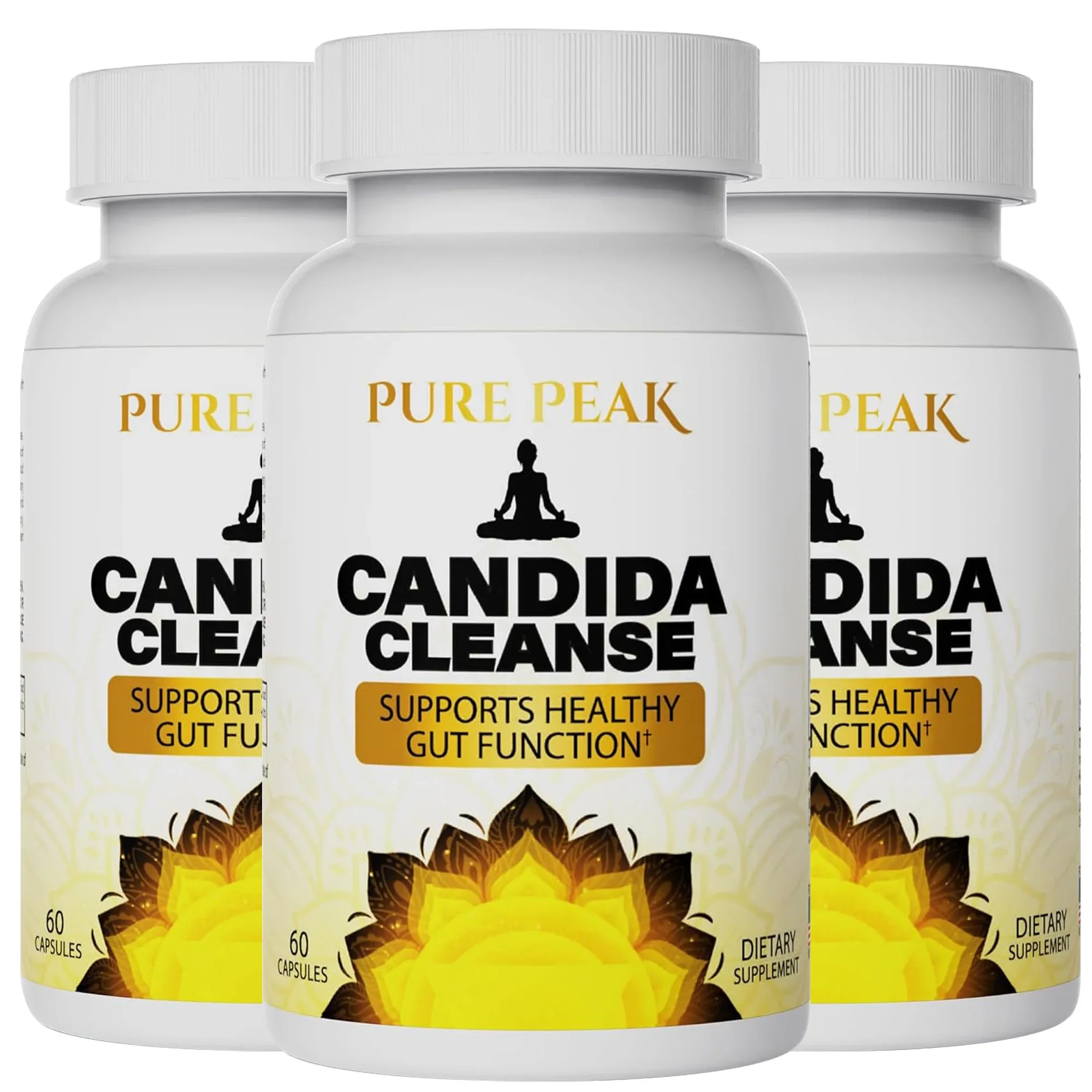 Candida Cleanse Supplement - Relieves Constipation, Antioxidant, Support Healthy Gut Function, Promotes Digestion