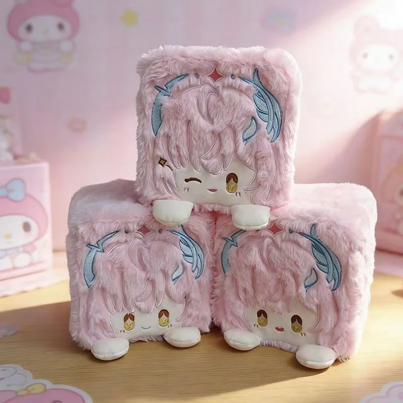 15cm Cute Square Wuthering Waves Aemeath Plushie Stuffed Doll Aemeath Decorative Doll Plush Toys Pillow Xmas Fans Gifts