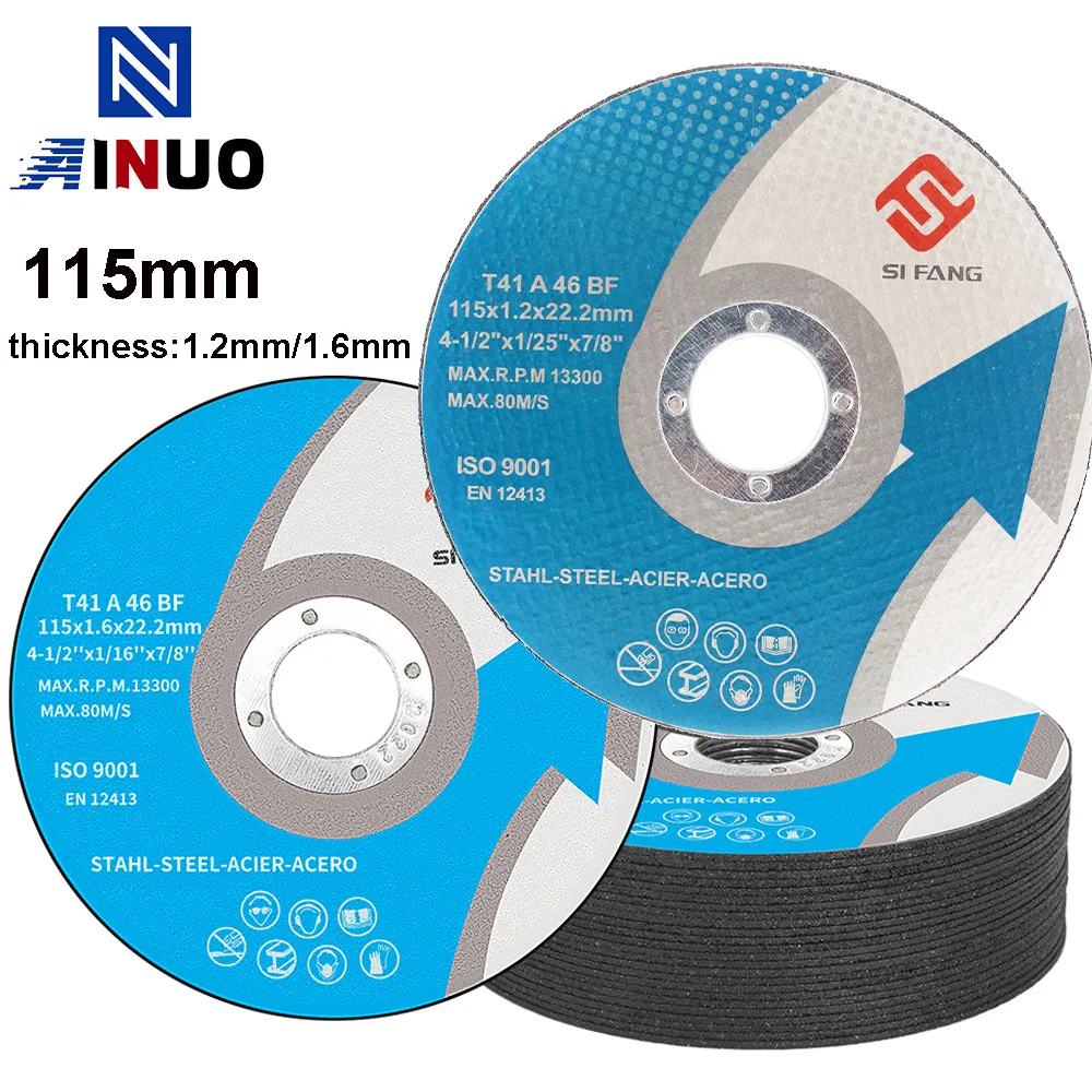 5pcs/set 115mm Metal Cut-Off Wheel Diamond Saw Blade Grinding Wheel Blade Angle Grinder Saw Blade for Cutting Iron Wood Aluminum