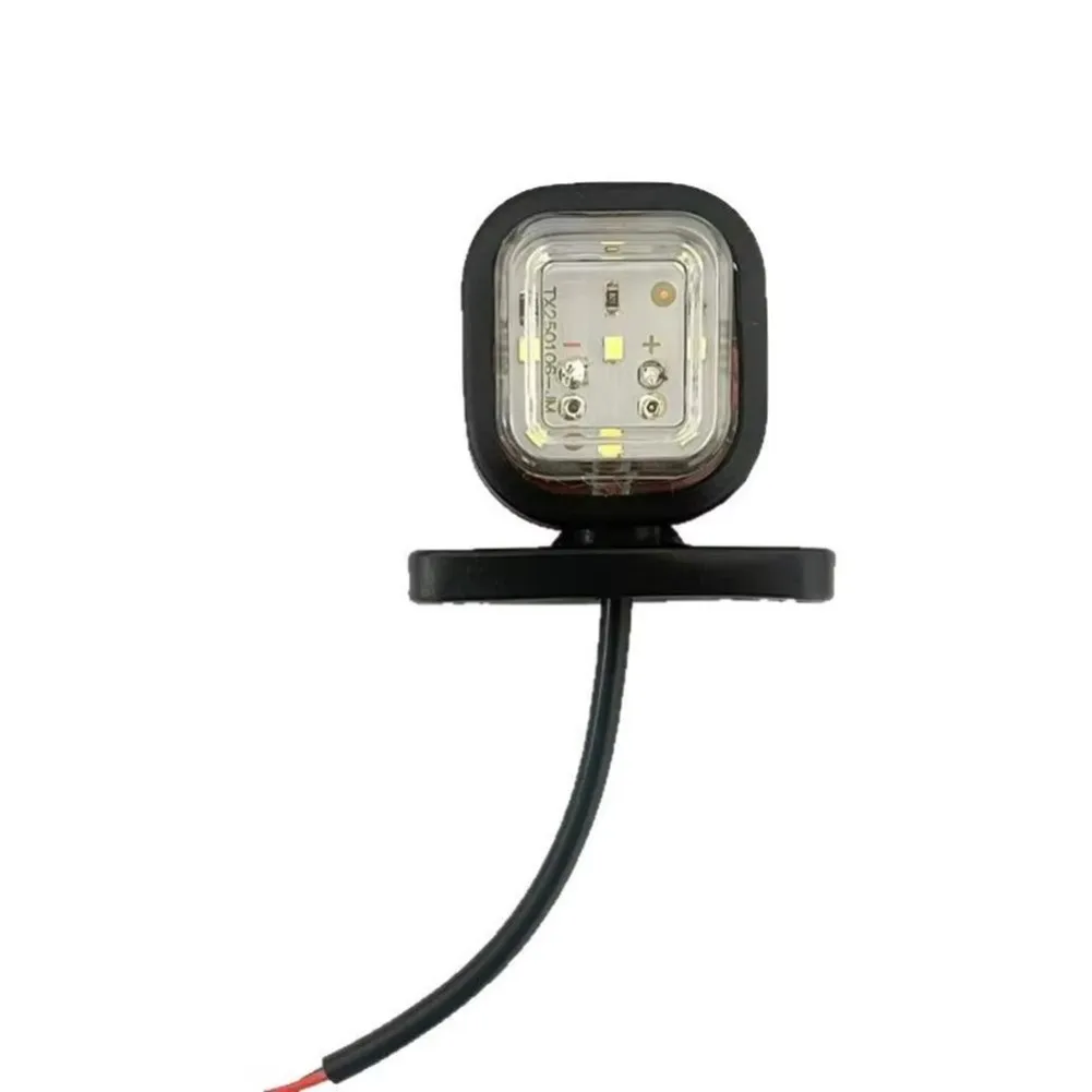 For Road Safety Red White LED Indicator Lights 12V 24V Truck Lights Energy Saving Side Marker Lights Bright For