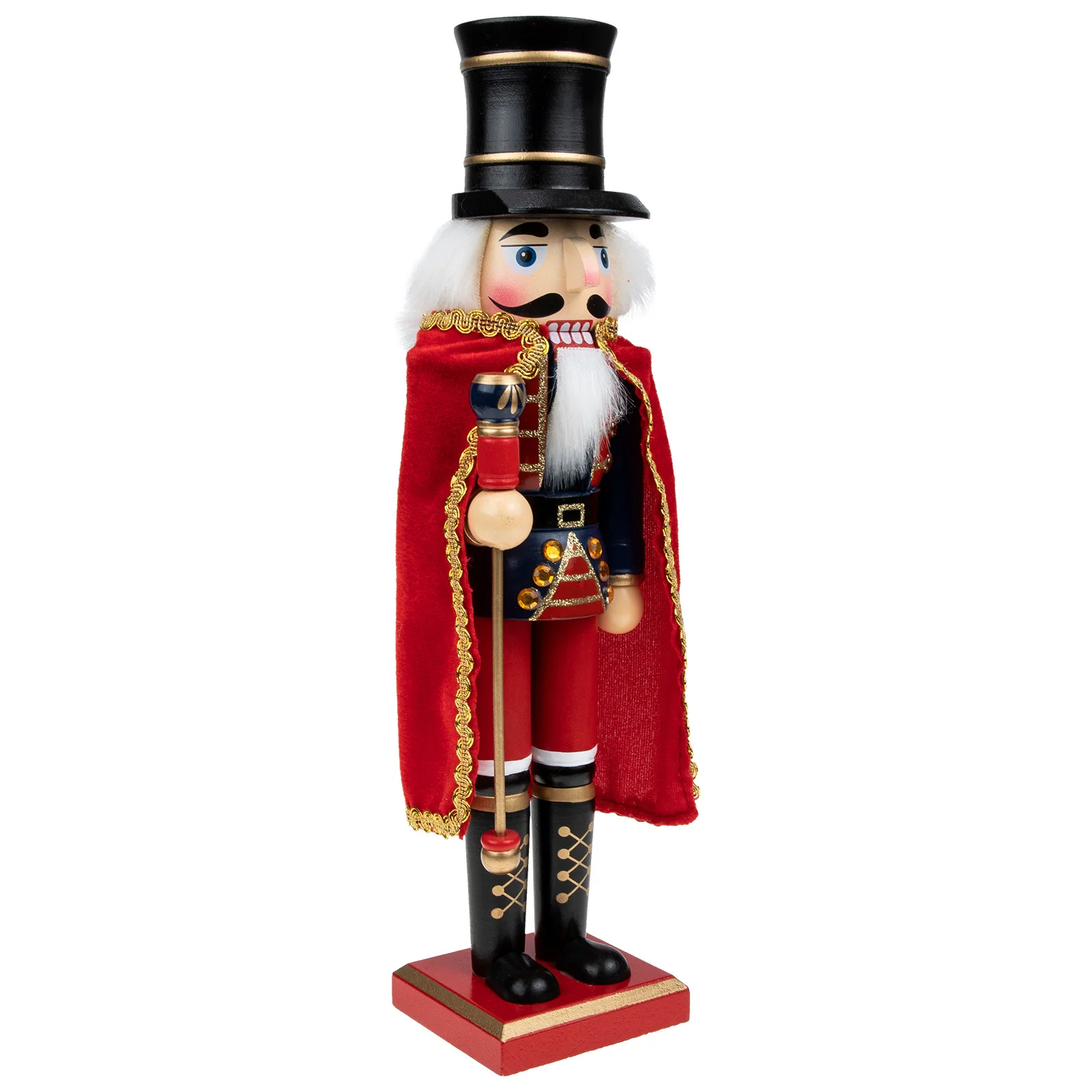 

Christmas Nutcracker Wooden Decoration Colorful Xmas Nutcracker Table Ornament Festive Home Accent Wood Xmas Nutcrackers