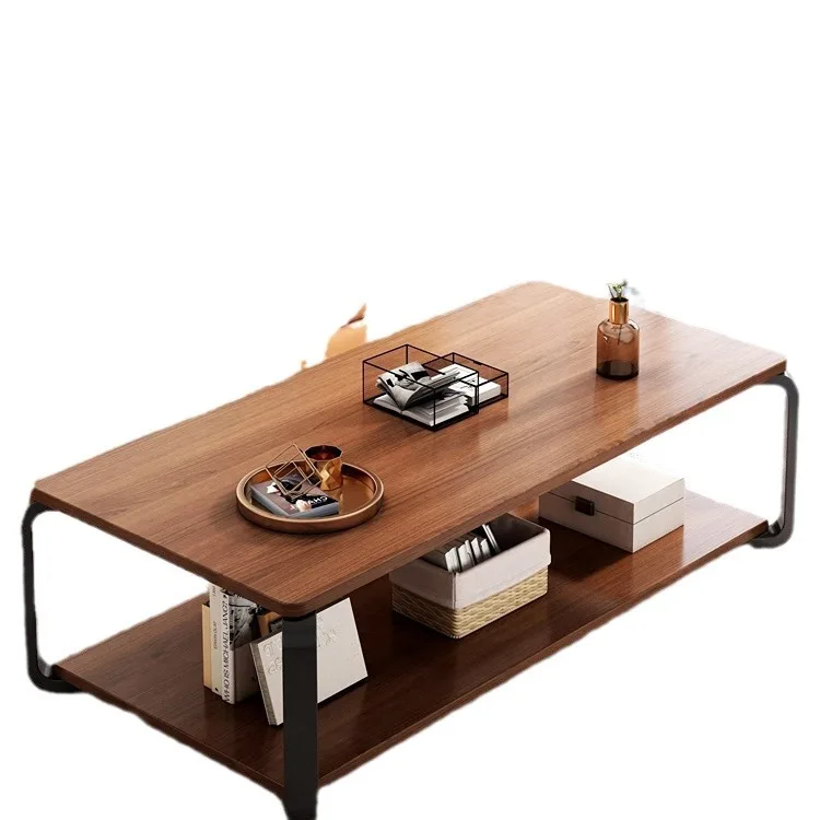 

Журнальный столик для гостиной, бытовой минималистичный диван, боковой чайный столик, светильник, роскошный простой современный дом для аренды в маленькой квартире