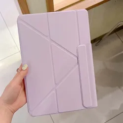 Foldable Strong Magnetic Smart Case for Samsung Galaxy Tab S10 S9 S8 S7 Plus FE 12.4 inch S9 FE S9 S8 S7 11 inch Stand Casing
