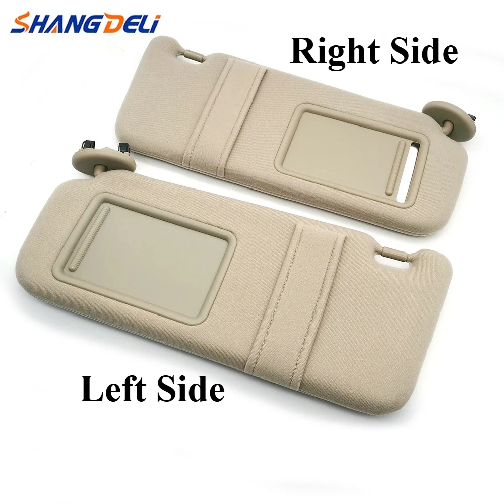 

2PCS Car Accessories Sun Visor With Mirror for Toyota 6th Camry 2006-2011 Driver Passenger Side