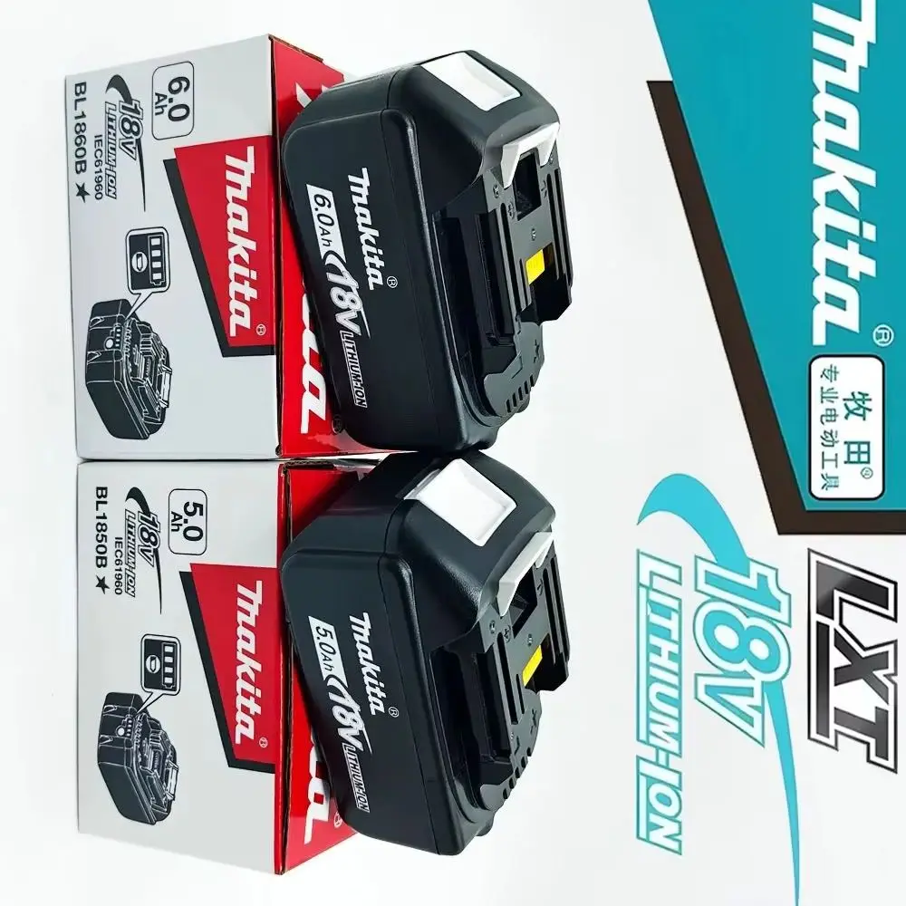 

Makita BL1830B BL1850B BL1860 Rechargeable Battery 18V 5000mAh Lithium-ion for XDT11 XDT12 DTD152 DTD151 Cordless Tools
