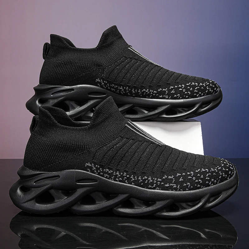 في الهواء الطلق الرجال أحذية رياضية سميكة سوليد توسيد أحذية رياضية غير رسمية رياضة تنفس أحذية مفلكنة شبكة الدانتيل يصل حجم 39-48 #1