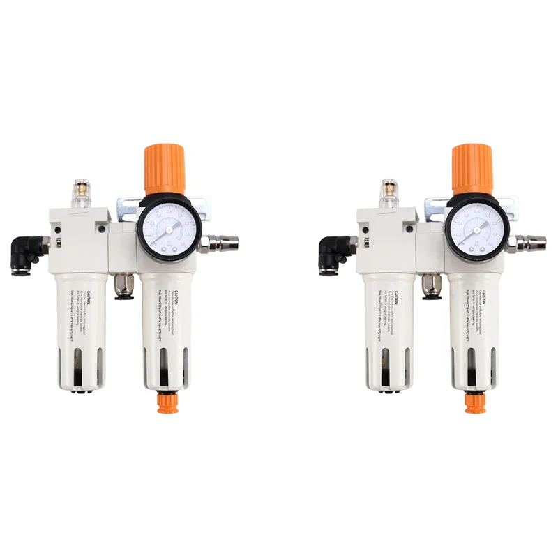

2X Down-Type Tire Changer, Air Compressor Oil Water Regulator Separator Filter Tire Changer Pneumatic Tool Compressor