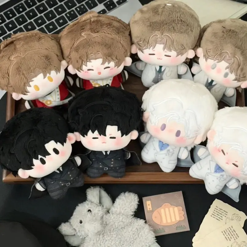 

Плюшевые куклы 10 см с принтом, серия World Beyond QQ, Гу Шиэй, Бай Юань, Сяо Сяоин, для фанатов аниме и игр, коллекционные подарки